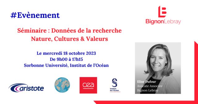 Séminaire : Données de la recherche Nature, Cultures & Valeurs - Association Aristote - Le mercredi 18 octobre 2023