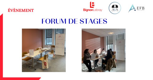 Le cabinet Bignon Lebray participe au forum de stages de l'AEA
