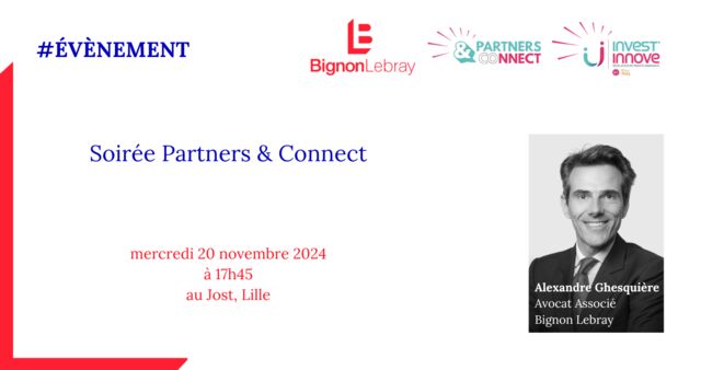 Soirée Partners & Connect - mercredi 20 novembre 2024