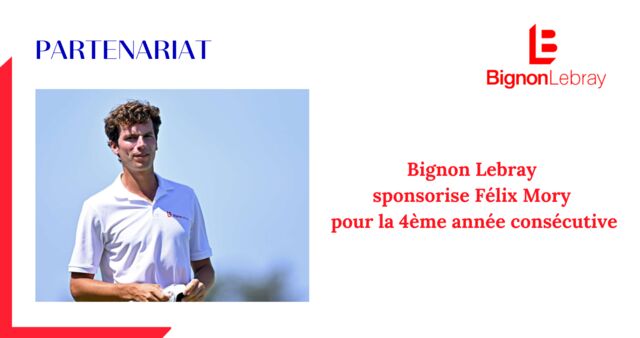 Bignon Lebray sponsorise Félix Mory pour la quatrième année consécutive