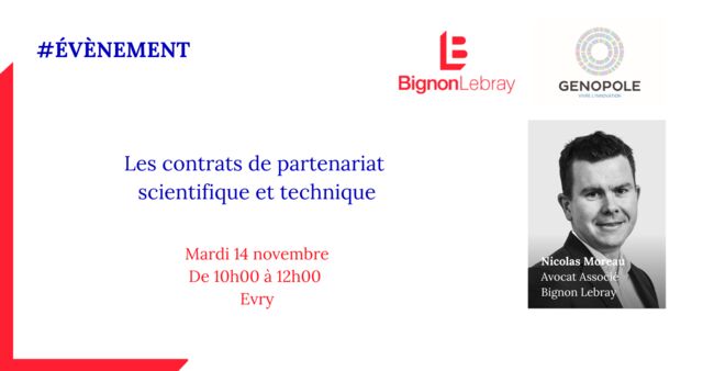 Intervention de Nicolas Moreau devant les entrepreneurs incubés au Genopole - Mardi 14 novembre 2023