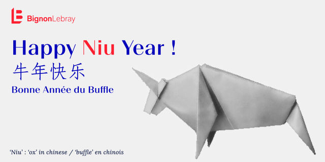 Bignon Lebray vous souhaite une bonne année du buffle !