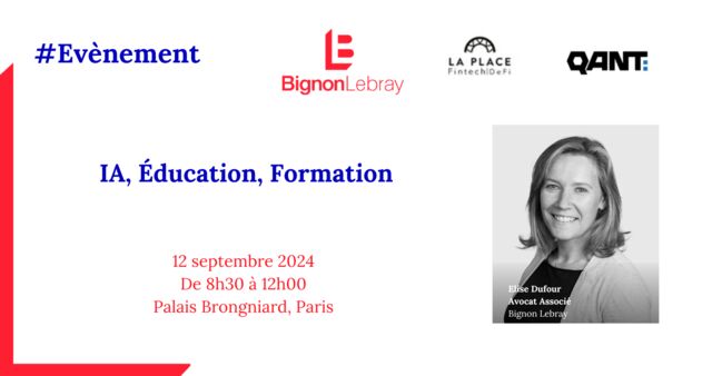 IA, Education & Formation - Le jeudi 12 septembre 2024