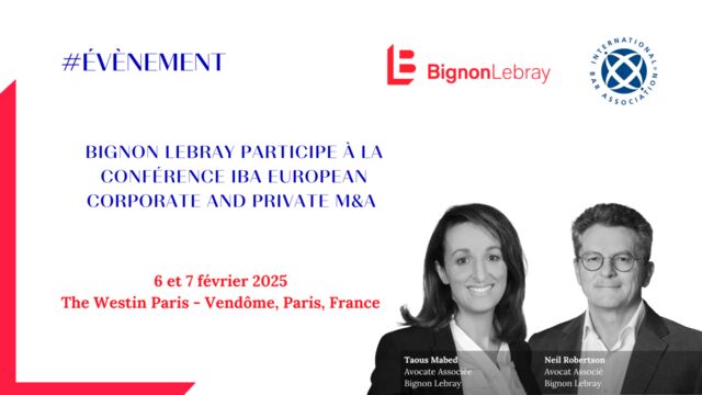 IBA European Corporate and Private M&A Conference