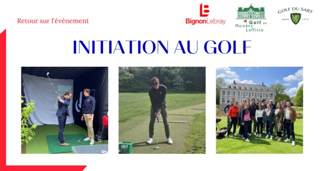 Le cabinet Bignon Lebray s'initie au golf aux côtés de Félix Mory