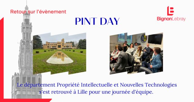 Journée d'équipe - Département Propriété Intellectuelle & Nouvelles Technologies