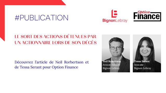 Le sort des actions détenues par un actionnaire lors de son décès