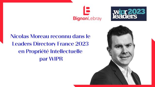 Nicolas Moreau reconnu dans le Leaders Directory 2023 par WIPR