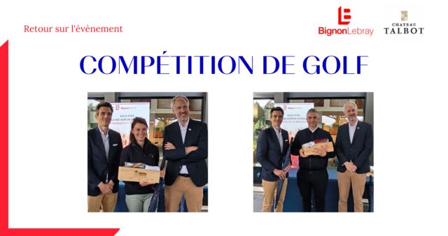 Compétition de golf BonBriSart – Bignon Lebray & Château Talbot
