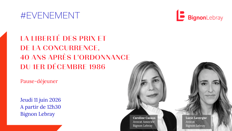 Pause déjeuner - 40 ans de l’ordonnance du 1er décembre 1986