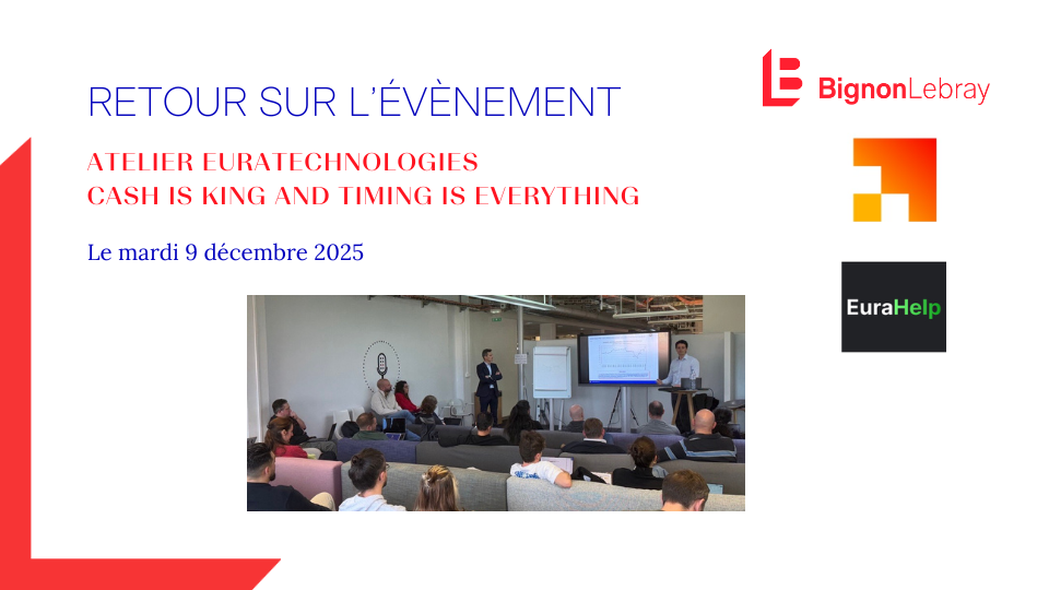 Atelier EuraTechnologies - Short cash